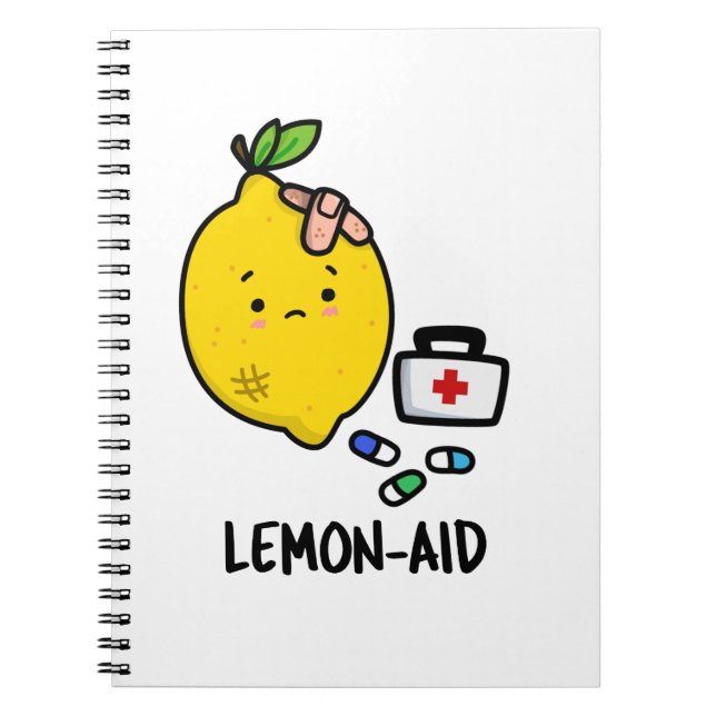 Cuaderno Lemon-aid divertido juego de palabras de primeros  (Frente)