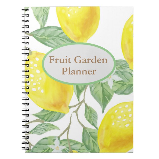 Cuaderno Lemon Gardening Journal (Frente)