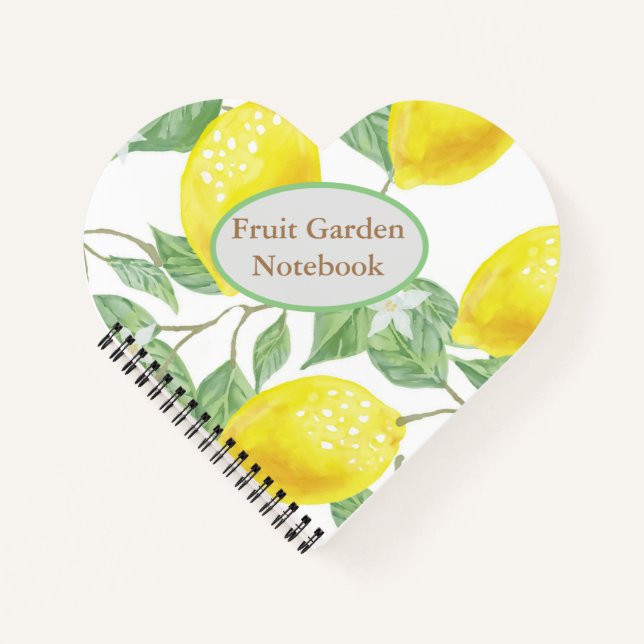 Cuaderno Lemon Gardening Journal (Anverso)