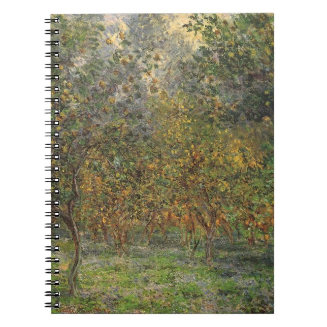Cuaderno Lemon Grove en Bordighera por Claude Monet (Frente)