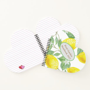 Cuaderno Lemon Heart Garden