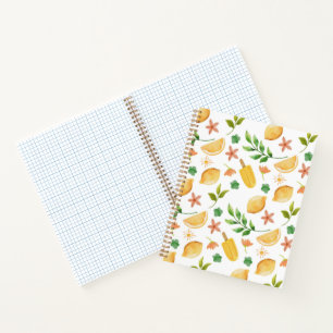 Cuaderno Lemones acuarelas y popsicles