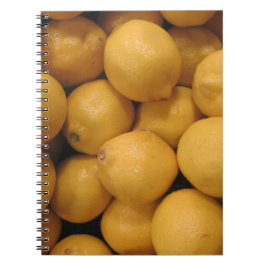 Cuaderno Lemones amarillos ácidos