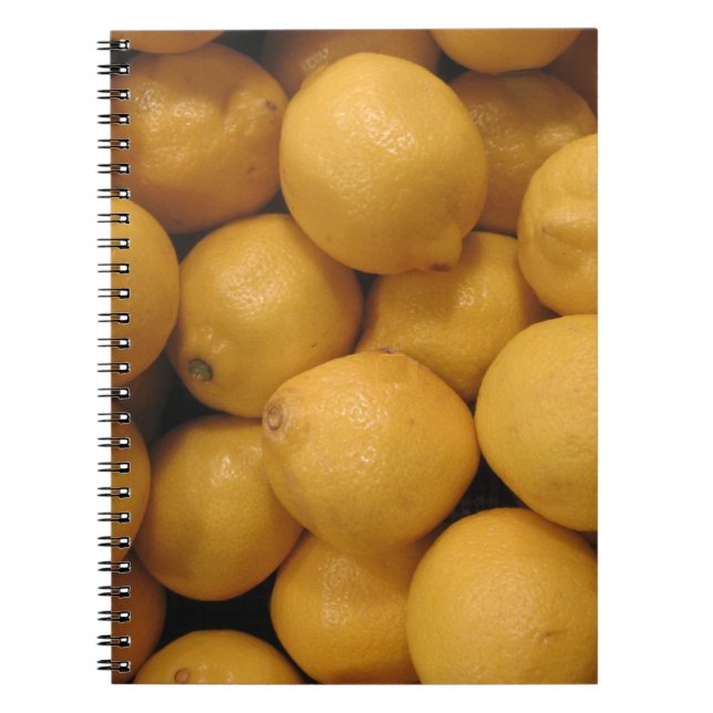 Cuaderno Lemones amarillos ácidos (Frente)