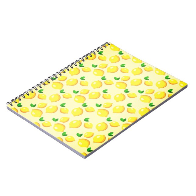 Cuaderno Lemones amarillos frescos (Lado Izquierdo)