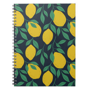 Cuaderno Lemones coloridos: Vibrancia de mano.