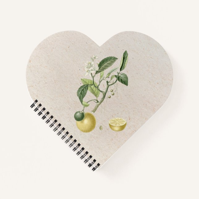 Cuaderno Lemones Crecientes dibujados a mano (Anverso)