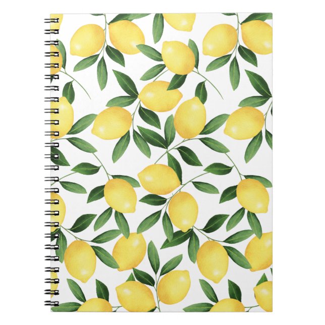 CUADERNO LEMONES DE COLOR DE AGUA (Frente)