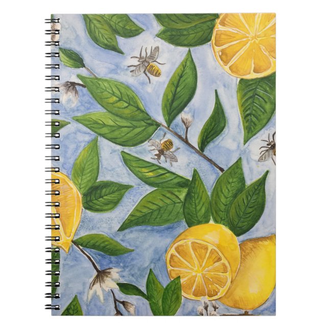 Cuaderno Lemones y abejas (Frente)