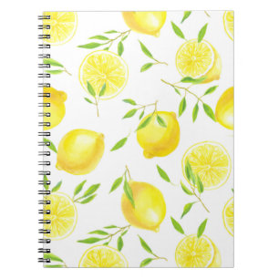 Cuaderno Lemones y hojas