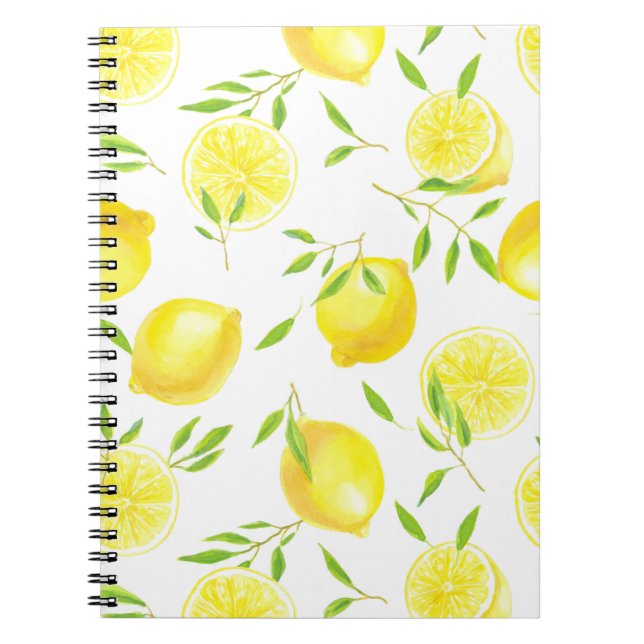 Cuaderno Lemones y hojas (Frente)