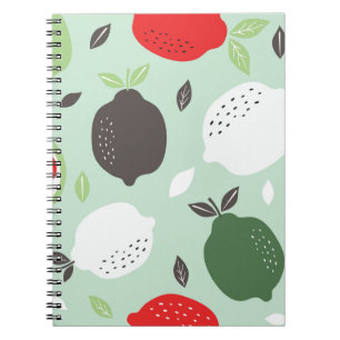 Cuaderno Lemons Citrus Fruits Vintage