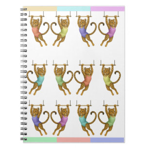 Cuaderno Lena artista de trapecio leopardo