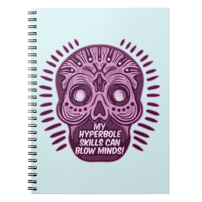 Cuaderno LENGUAJE INGLÉS divertido hiperbólico (Frente)