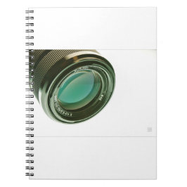 Cuaderno Lens van een fotocamera, een scherpe blik.