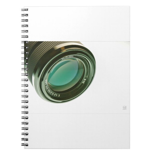 Cuaderno Lens van een fotocamera, een scherpe blik. (Frente)