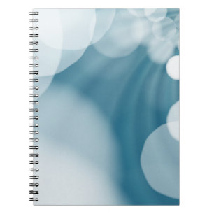 Cuaderno Lente de fondo azul de Bokek