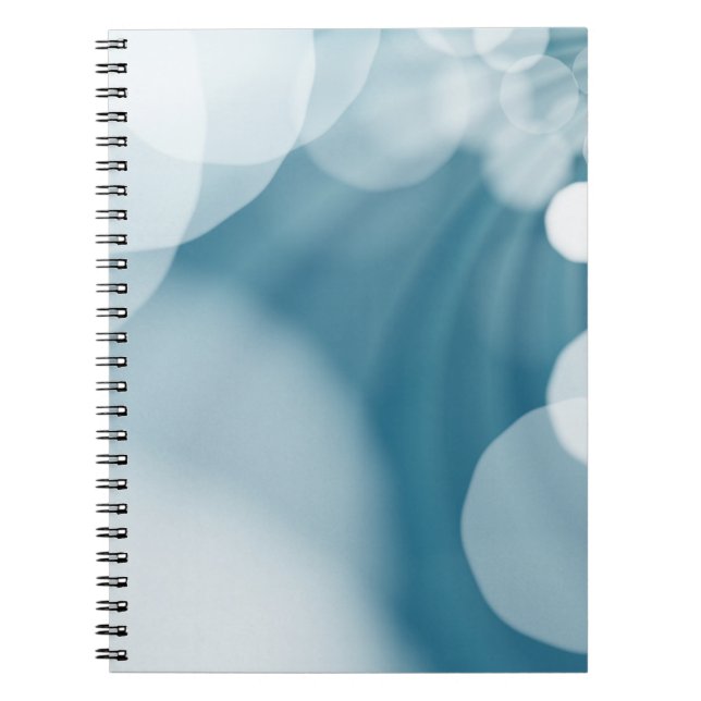 Cuaderno Lente de fondo azul de Bokek (Frente)