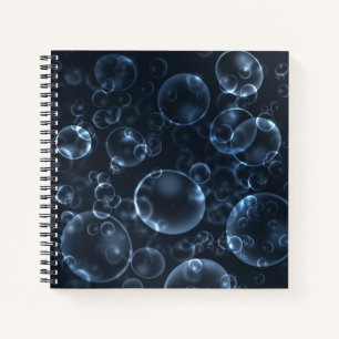Cuaderno Lentes azules, bokeh