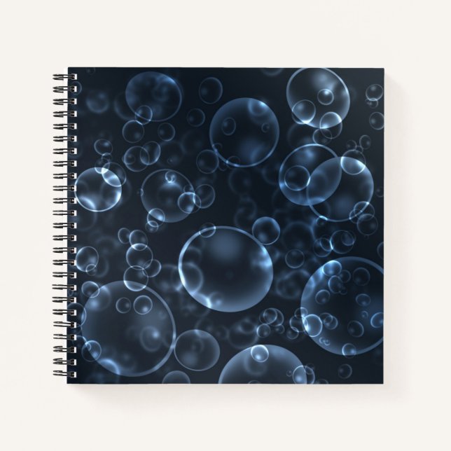 Cuaderno Lentes azules, bokeh (Anverso)