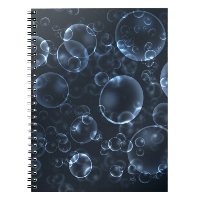 Cuaderno Lentes azules, bokeh (Frente)