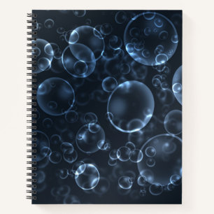 Cuaderno Lentes azules, bokeh
