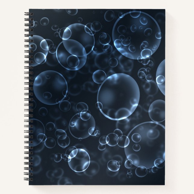 Cuaderno Lentes azules, bokeh (Anverso)