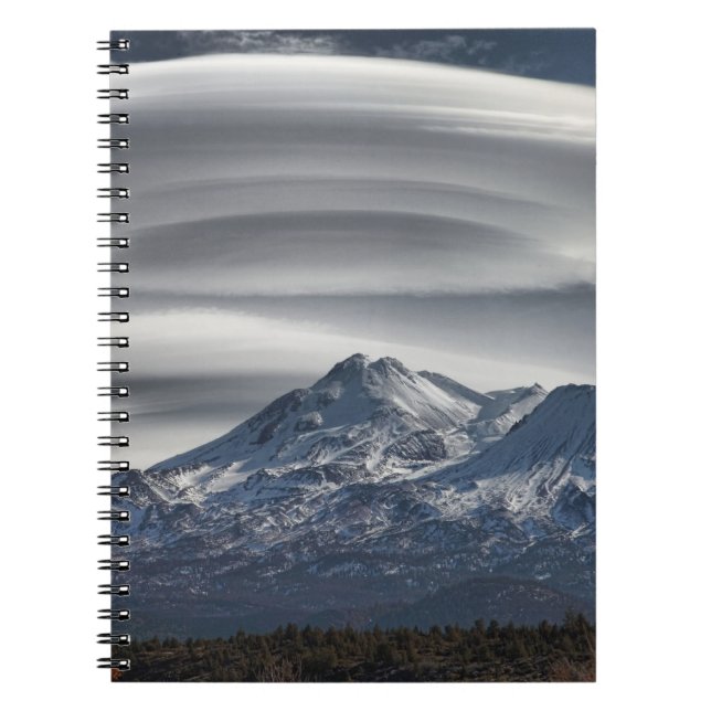 CUADERNO LENTICULAR SOBRE EL SHASTA DE MONTAJE (Frente)