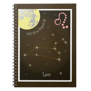 Cuaderno Leo 23 de julio a 22 de agosto Notizheft