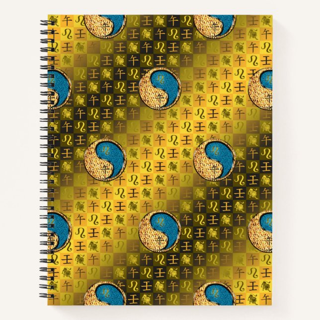 Cuaderno Leo & Caballo de Agua (Anverso)