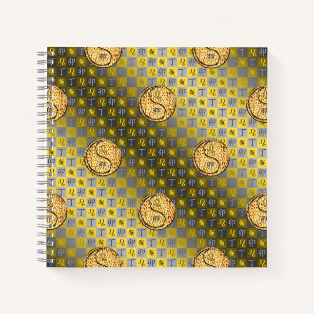 Cuaderno Leo & Conejo de Fuego (Anverso)