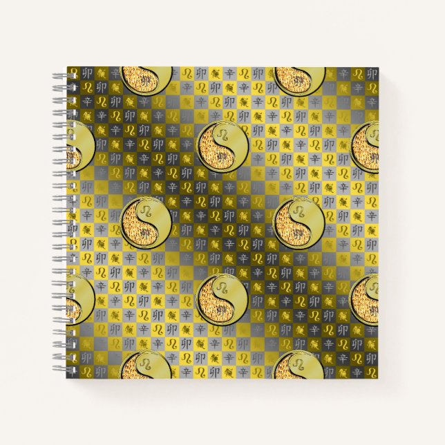 Cuaderno Leo & Conejo de Metal (Anverso)