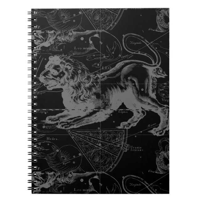 Cuaderno Leo Constellation Hevelius Decor 1690 (Frente)