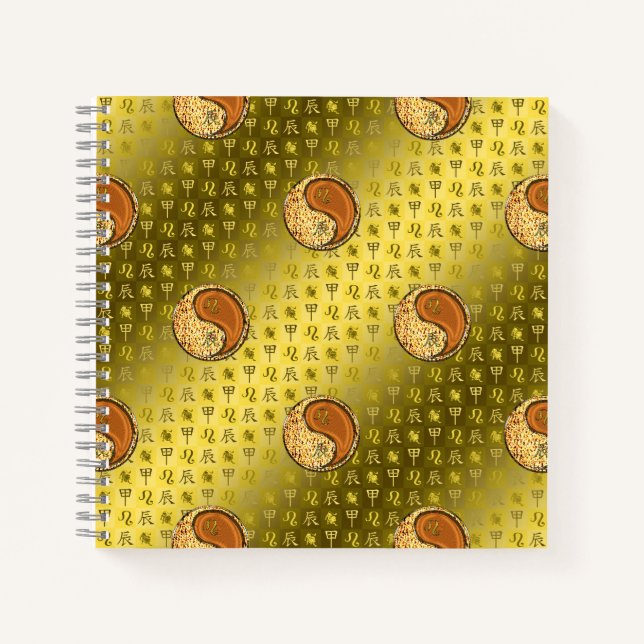 Cuaderno Leo & Dragón de Madera (Anverso)