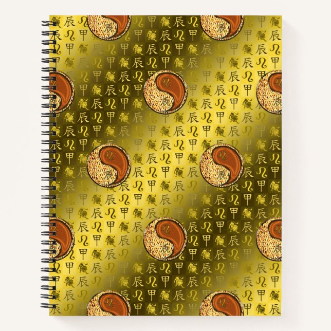 Cuaderno Leo & Dragón de Madera (Anverso)