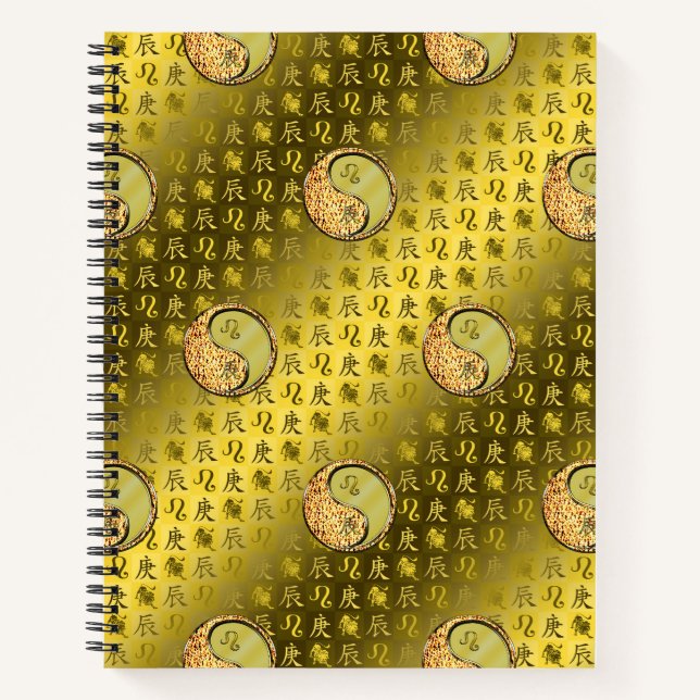 Cuaderno Leo & Dragón de Metal (Anverso)