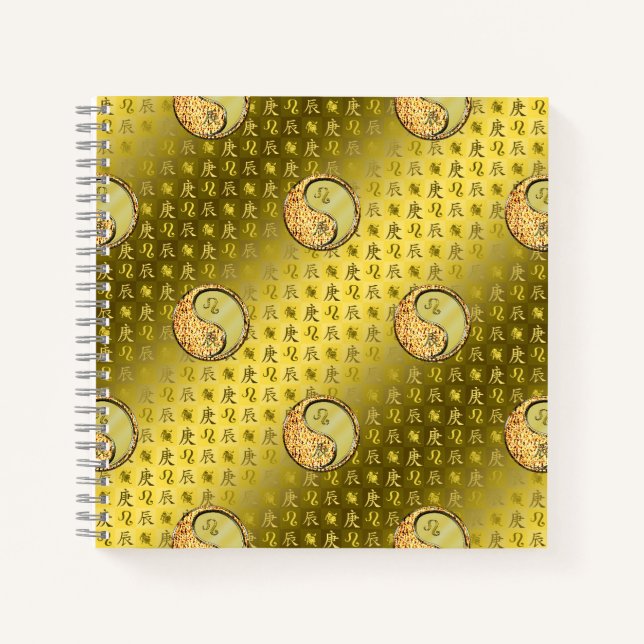 Cuaderno Leo & Dragón de Metal (Anverso)