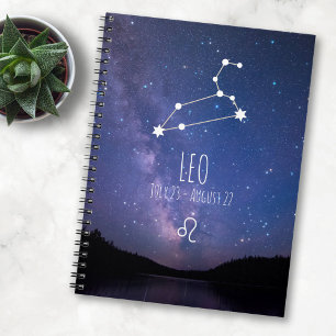 Cuaderno Leo Equipo portátil de constelación zodiaco pers