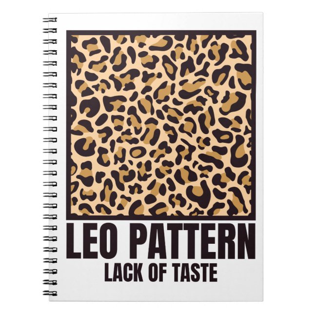 Cuaderno Leo Pattern Bad Taste Fashion Victims (Frente)