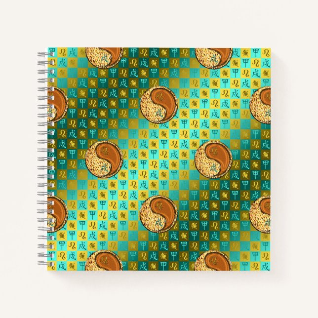 Cuaderno Leo & Perro de Madera (Anverso)