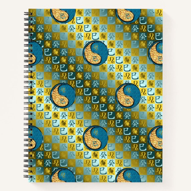 Cuaderno Leo & Serpiente de Agua (Anverso)
