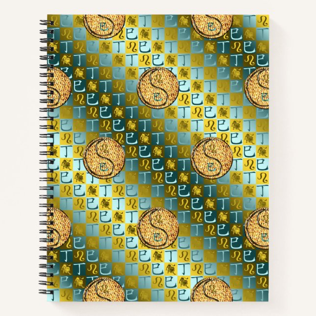 Cuaderno Leo & Serpiente de Fuego (Anverso)
