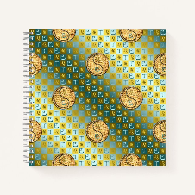 Cuaderno Leo & Serpiente de Fuego (Anverso)