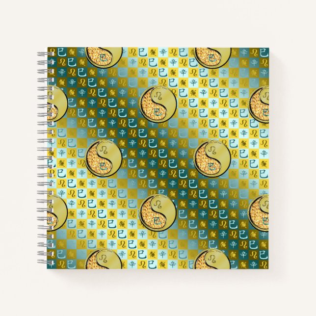 Cuaderno Leo & Serpiente de Metal (Anverso)