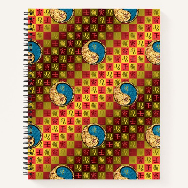 Cuaderno Leo & Tigre de Agua (Anverso)