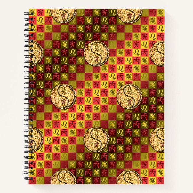 Cuaderno Leo & Tigre de Fuego (Anverso)