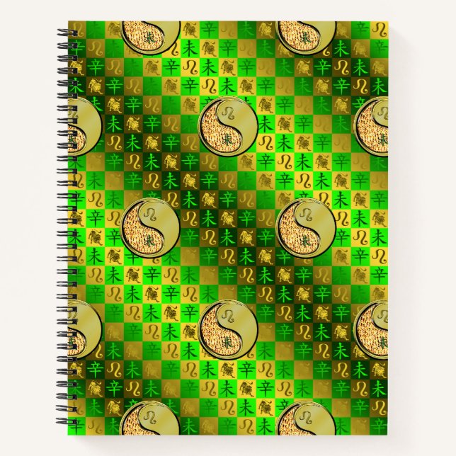 Cuaderno Leo y Cabra de Metal (Anverso)