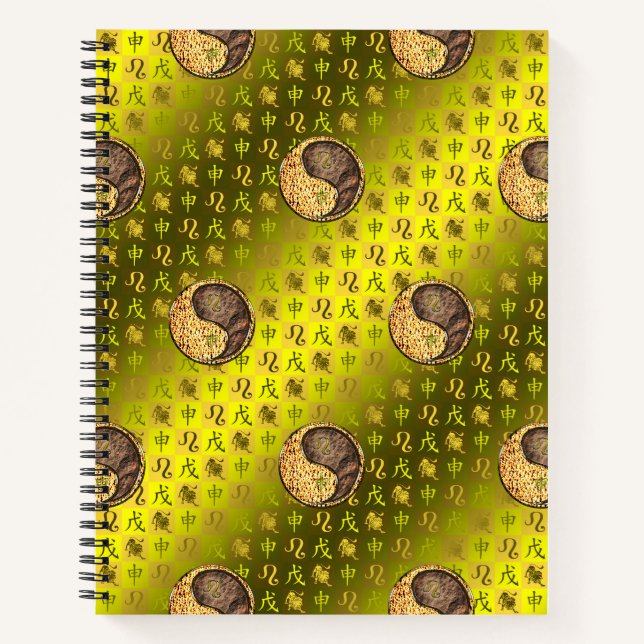Cuaderno Leo y Mono de Tierra (Anverso)