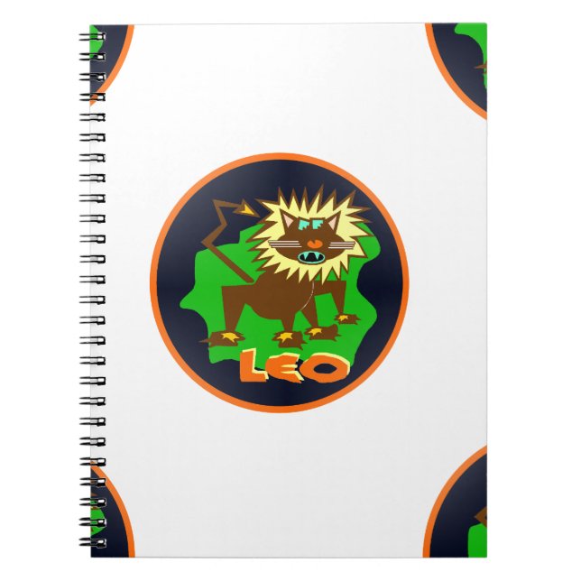 Cuaderno leo zodiac (Frente)