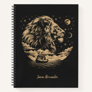 Cuaderno Leo Zodíaco Astrología León Escuela